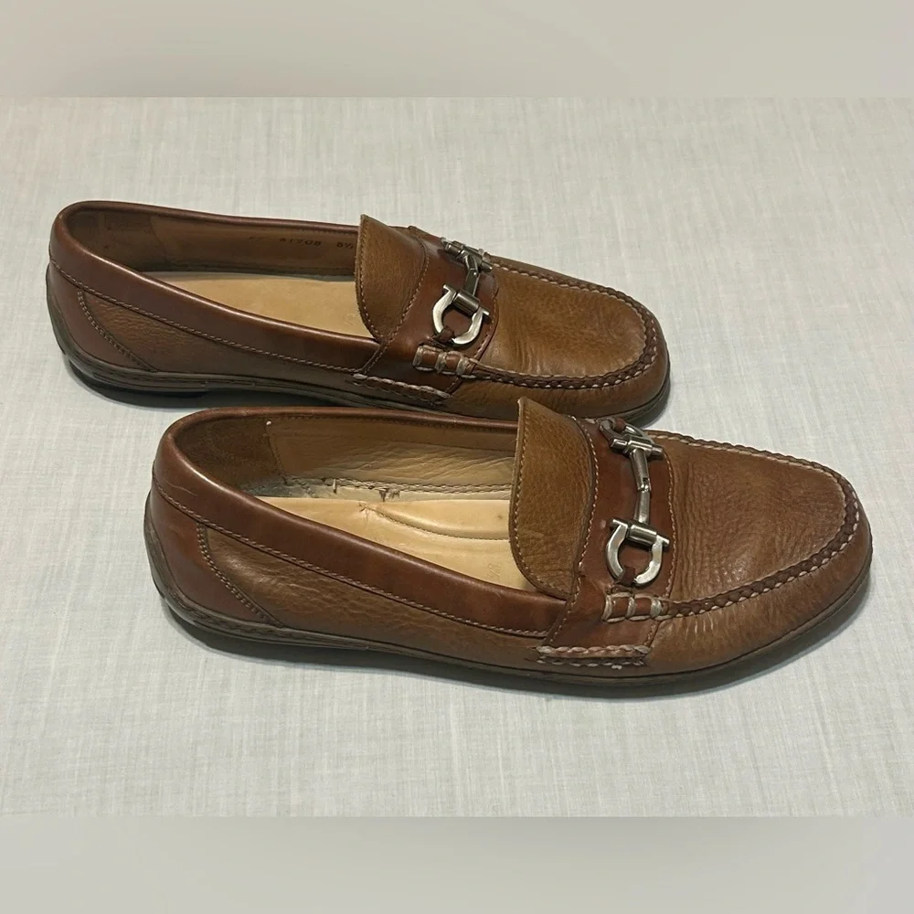 Peter Huber Men’s Elegant Brown Loafers - Picture 4 of 9